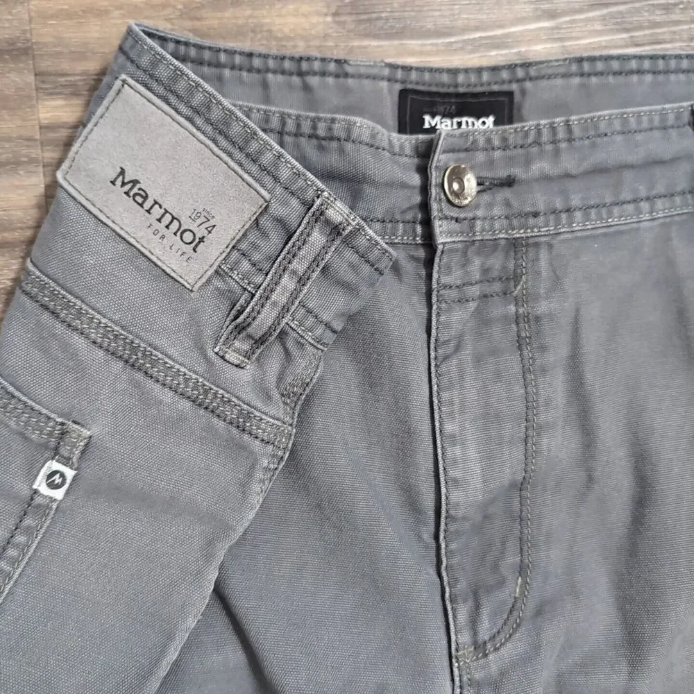 Marmot Shorts Size 40 Men's Cargo Style Gray Outdoor 11